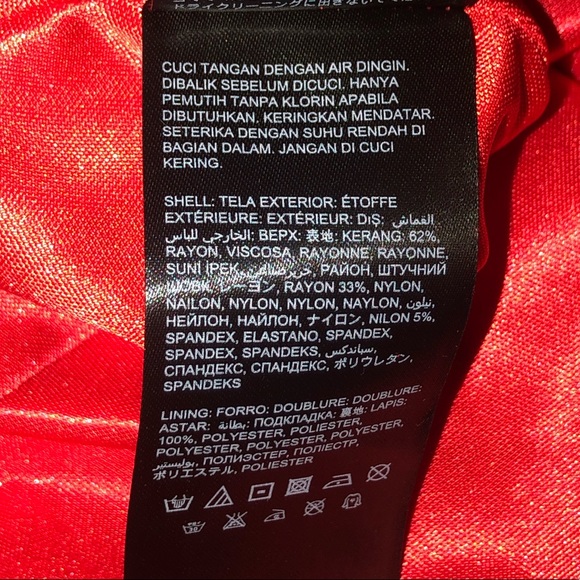 Bebe Gorgeous Red Dress - Picture 6 of 6